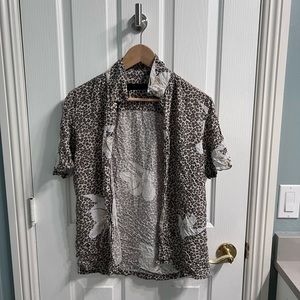 Allsaints floral shirt